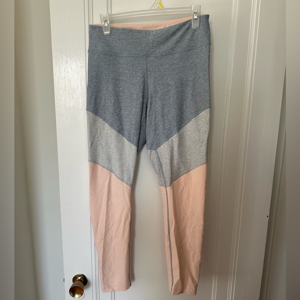 Outdoor Voices tri-color leggings